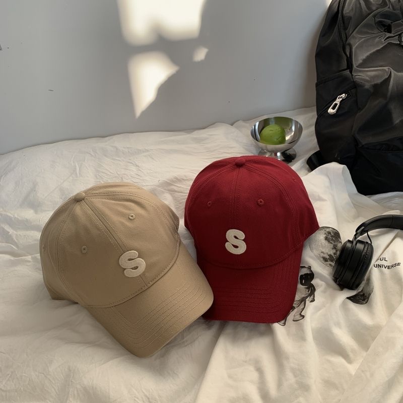 Mũ Lưỡi Trai Thể Thao Mềm Mại In Chữ S Thời Trang