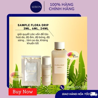 [ALBION] Nước dưỡng da FLORA DRIP mẫu thử 3ml  (Auth 100% từ Store Albion)