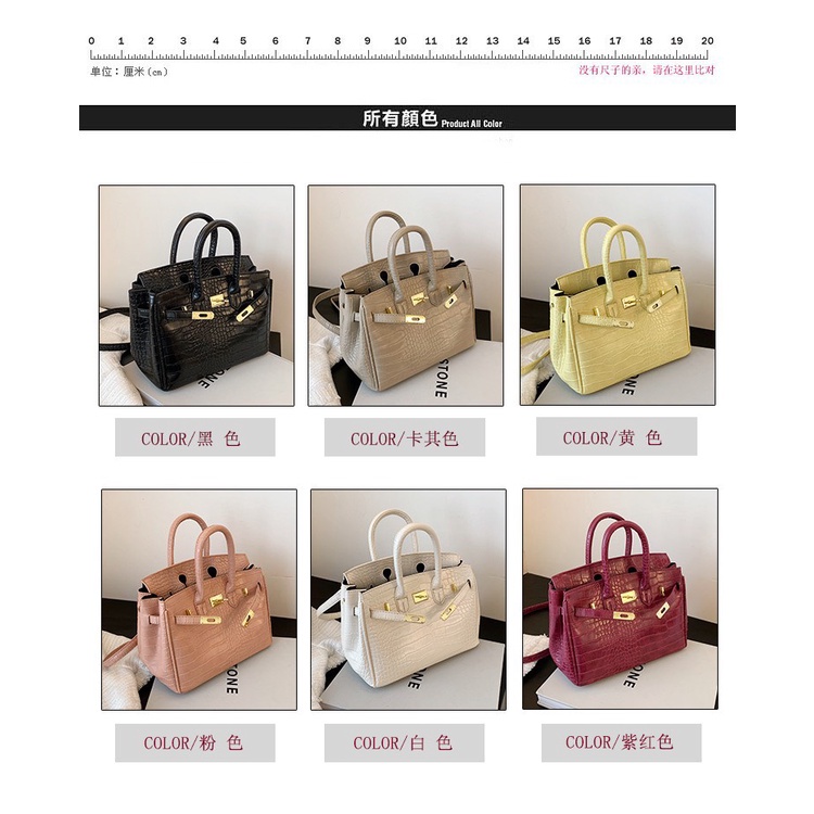 Order - Túi xách H.M cá sấu size 25