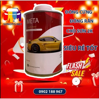 Đông cứng, đóng rắn Meta lon 1lit cho sơn 2K oto xe máy