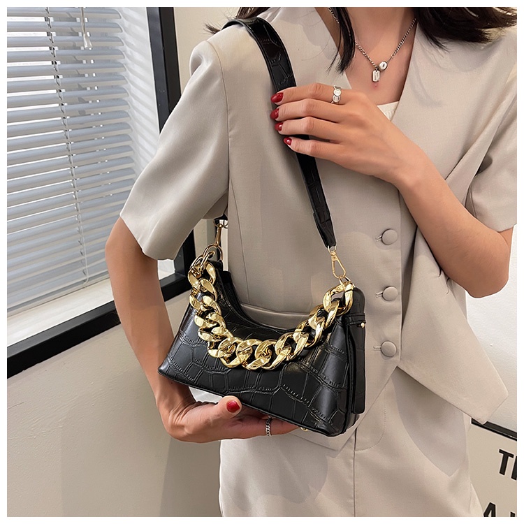 MISCHA Túi Đeo Vai Bằng Da PU Màu Trơn Phong Cách retro Thời Trang Cho Nữ