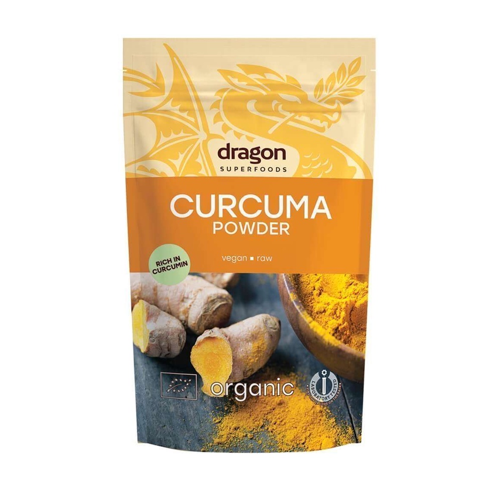 Bột nghệ hữu cơ Curcuma Dragon Superfoods Turmeric Powder 150g
