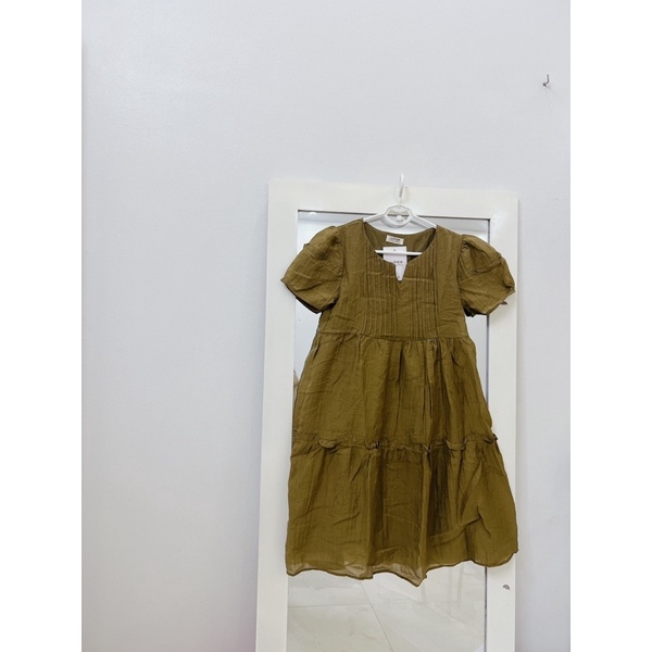 Đầm Đũi Tơ Nhăn Hai Lớp Dáng Babydoll Xinh Mã Y1