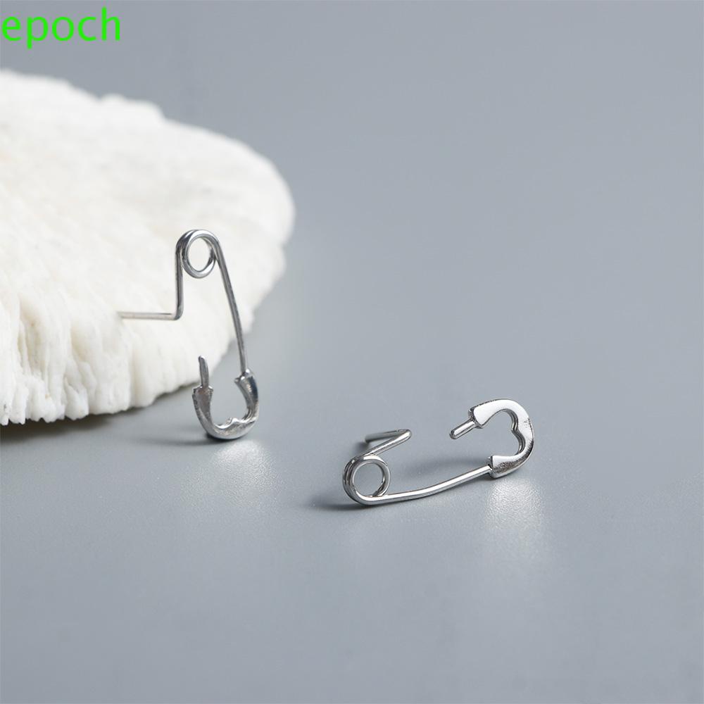 Epoch Bông Tai Hình Ghim Cài Bằng Đồng Đơn Giản Phong Cách Gothic Hàn Quốc Cho Nữ