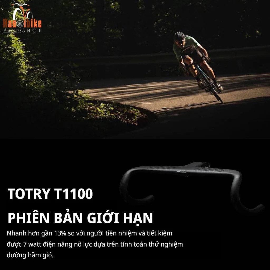 Ghi đông Carbon liền potang RPANTAHI