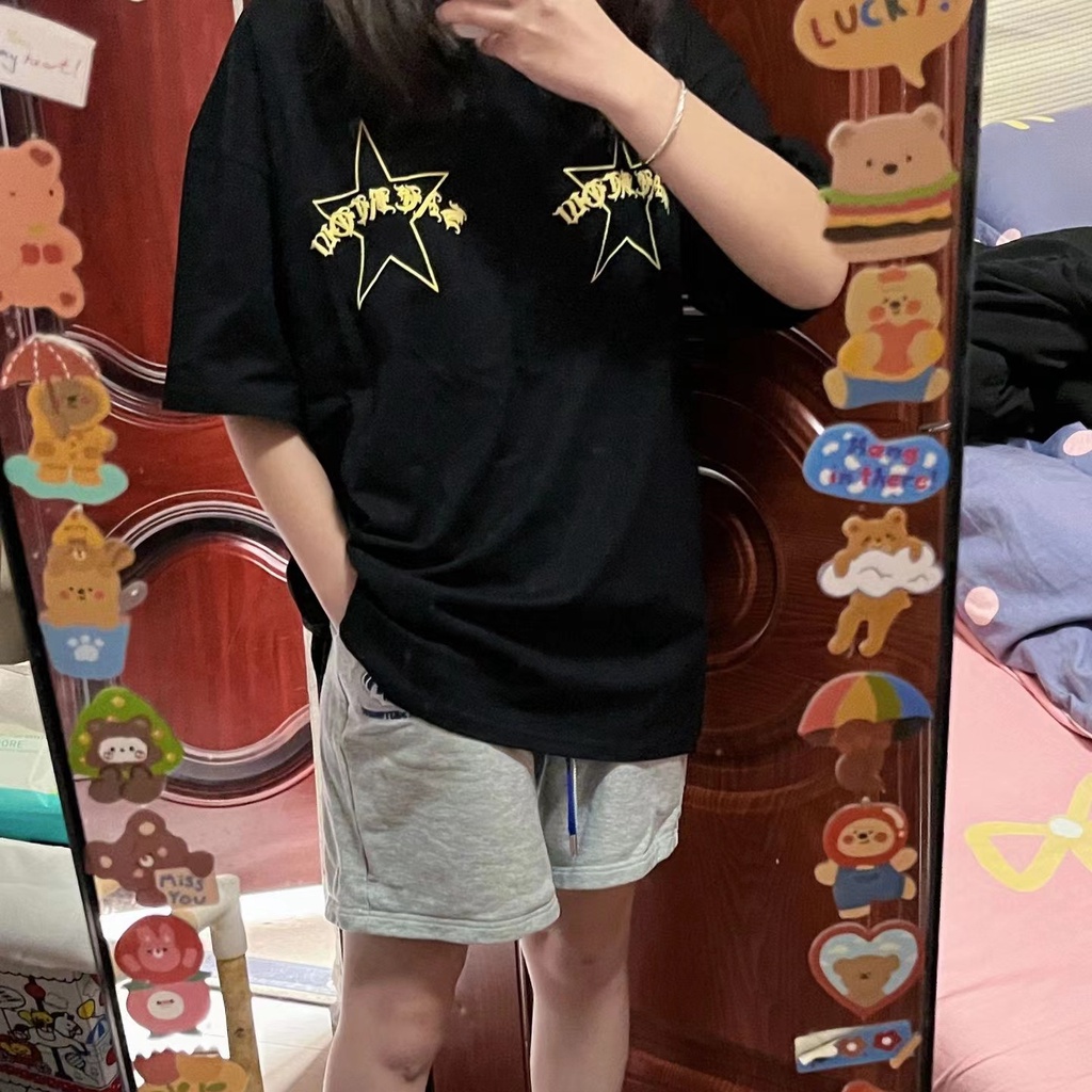 NRVP Áo Thun 100% Cotton Tay NgắN Plus Size Cho Nam Và Nữ