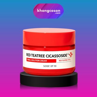 Kem Dưỡng Some By Mi Làm Dịu Phục Hồi Da Red Tea Tree Cicassoside Derma Solution Cream 60g - Khongcoson