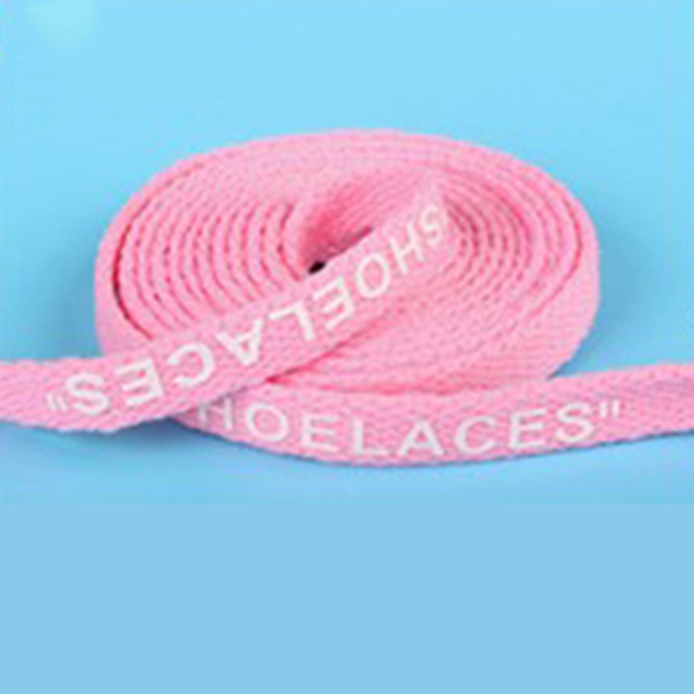 OFF WHITE 1 Cặp Dây Giày Thay Thế 120cm Màu Trắng