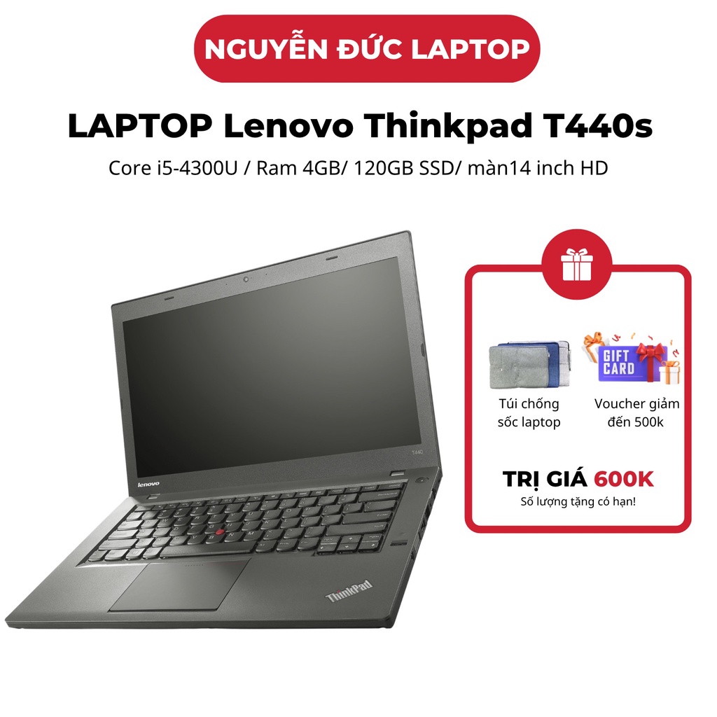 Laptop Lenovo Thinkpad T440s zin đẹp keng . Bền bỉ chuẩn quân sự