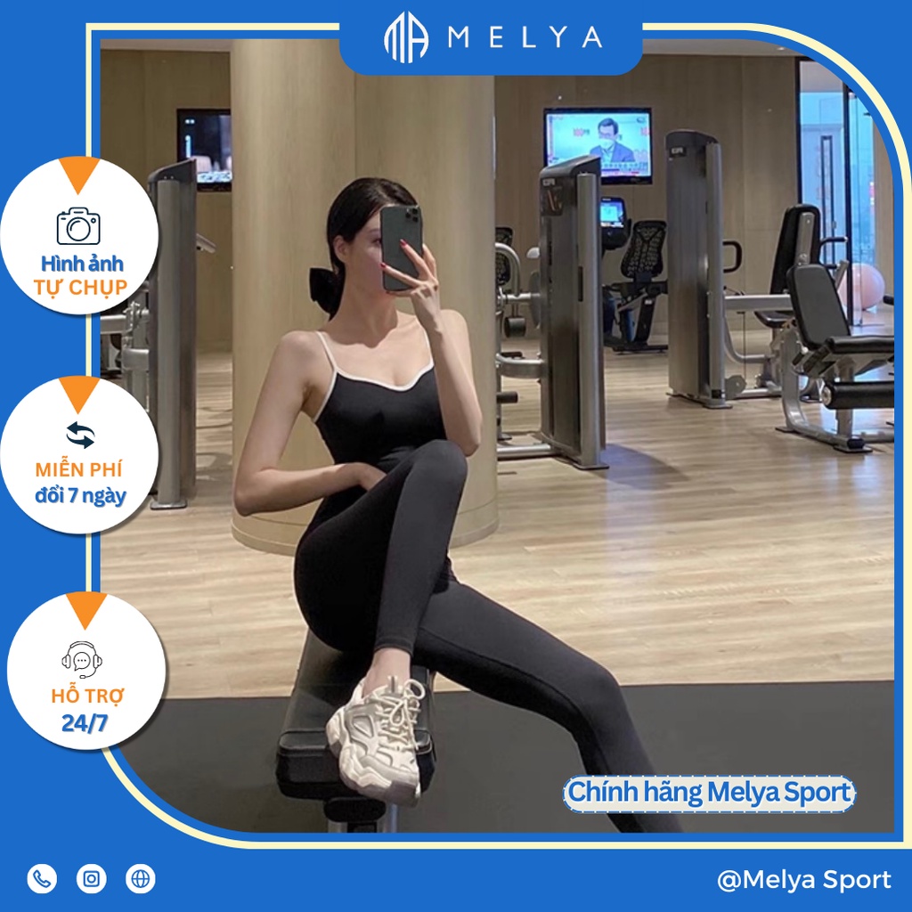 Set Đồ Tập Nữ 2 dây Tập Thể Thao Gym Yoga Cao Cấp Nhiều Màu- Đồ tập gym yoga chạy bộ thể thao nữ Melya Sport