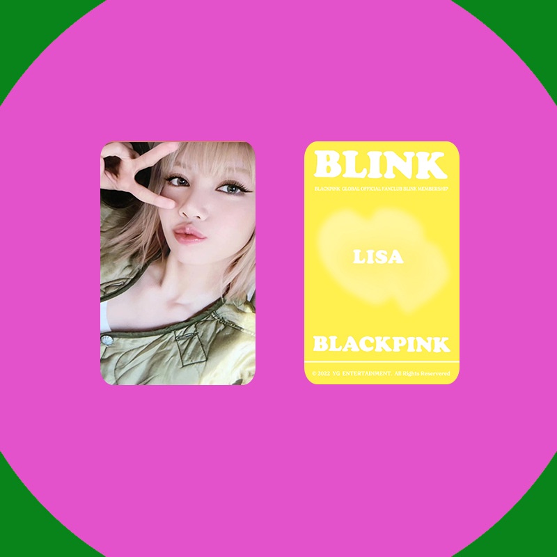 Quạt Thẻ Bài Nhóm Nhạc BLACKPINK 2022