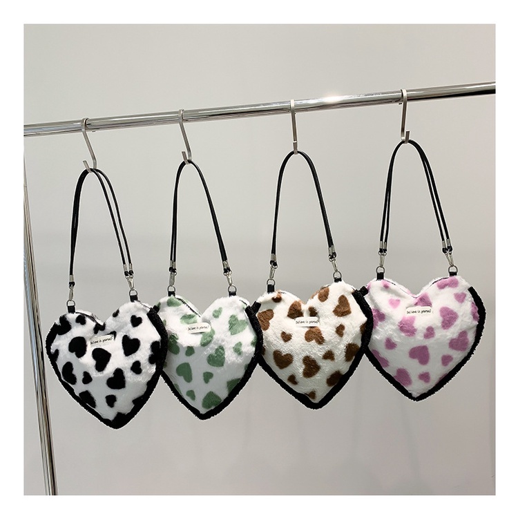 Túi Đeo JASMIN NOIR Chéo Vai Hình Trái Tim Đơn Giản Dành Cho Nữ