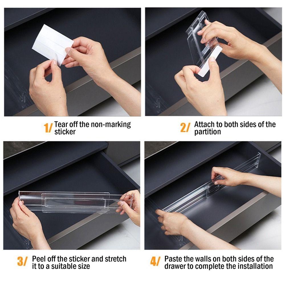 Giovanni Khay Chia Ngăn Tủ Có Thể Điều Chỉnh Không Cần Khoan Tiện Dụng