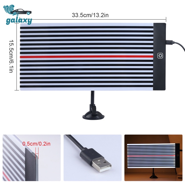 Galaxy Dụng Cụ Sửa Chữa Vết Lõm Xe Hơi Có Đèn Led Sạc Cổng Usb Chuyên Dụng