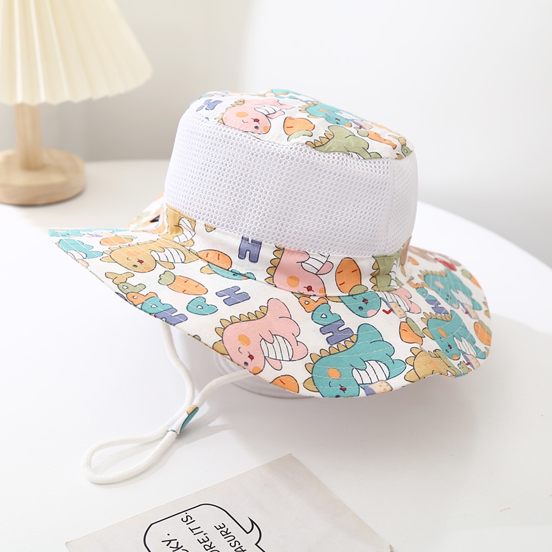 Mũ Tai Bèo Chống Nắng Phối Lưới Mỏng Thời Trang Mùa Hè Cho Bé