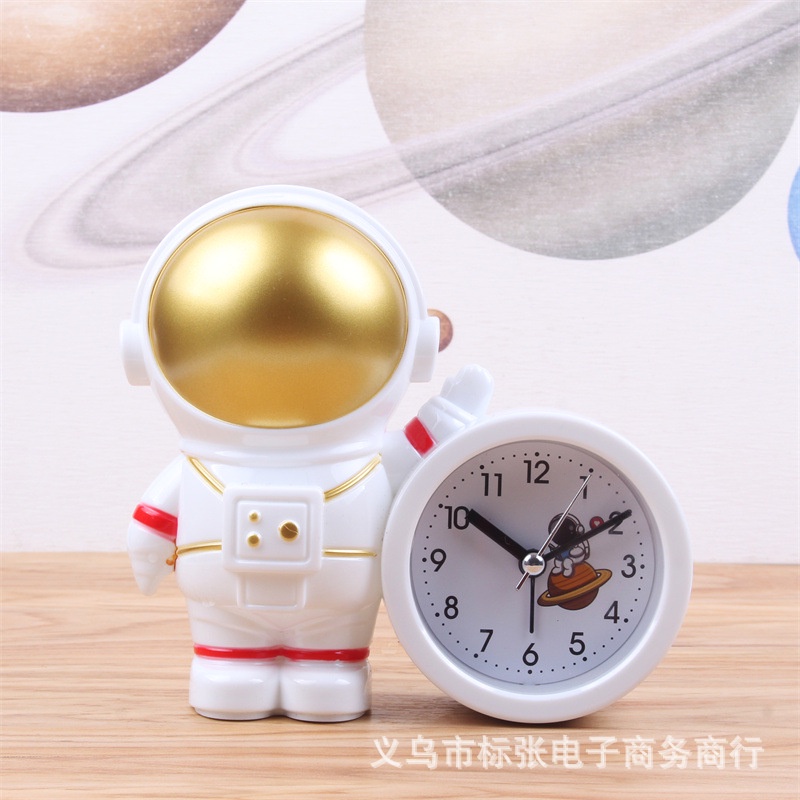 Đồng hồ báo thức để bàn phi hành gia dễ thương để bàn học, bàn làm việc AUTOMATIK