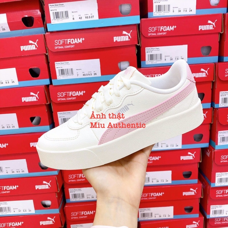 Giày thể thao PUMA SKYE CLEAN PINK(CHÍNH HÃNG AUTHENTIC)