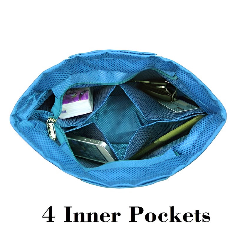 Evertoner Túi Xách Đựng Đồ Vệ Sinh Kèm 4 Ngăn Bên Trong Tiện Dụng