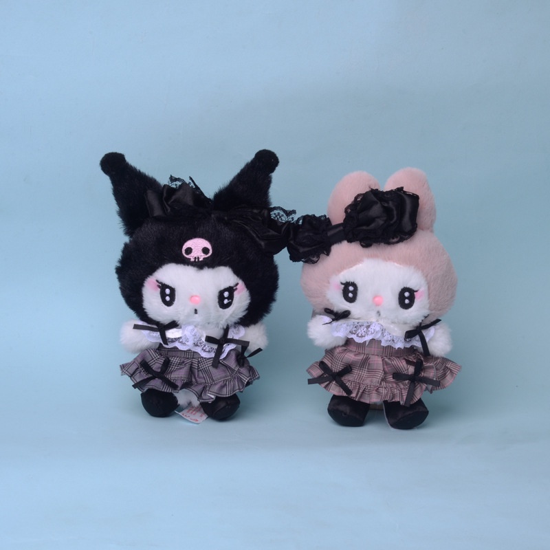 SANRIO Thú Nhồi Bông Hình Kuromi Melody Phong Cách Gothic Lolita Cho Bé