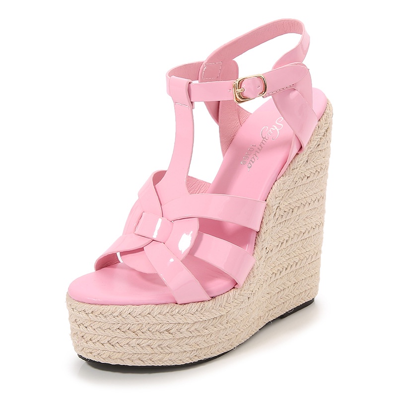 Sandal Cao Gót 15cm Thiết Kế Mới Thời Trang Mùa Hè Theo Phong Cách Âu Mỹ Cho Nữ