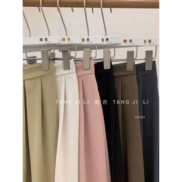 10789 CHÂN VÁY XẾP LY DÀI NHIỀU MÀU