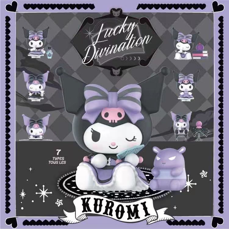 Mô Hình Kuromi Sanrio Lucky Divination Series Kuromi Dùng Trang Trí