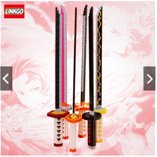 Siêu Phẩm xếp hình , đồ chơi lắp ghép Kiếm katana siêu đẹp, không thể thiếu trong bộ sưu tập của các xếp hình thủ