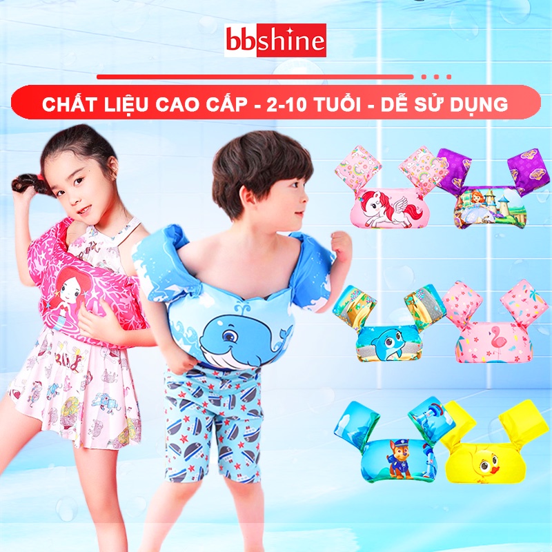 Phao bơi cho bé liền thân 2-10 tuổi BBShine