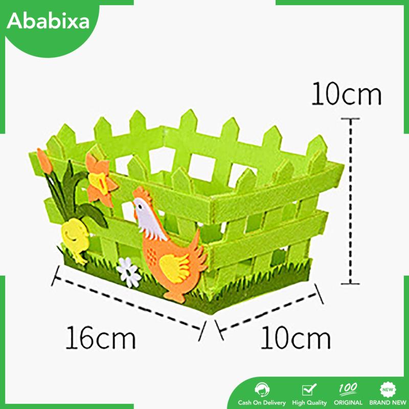 Giỏ Đựng Trứng Phục Sinh Bằng Vải Không Dệt Bền Bỉ Có Thể Tái Sử Dụng Cho Phòng Khách / Tiệc Giáng Sinh