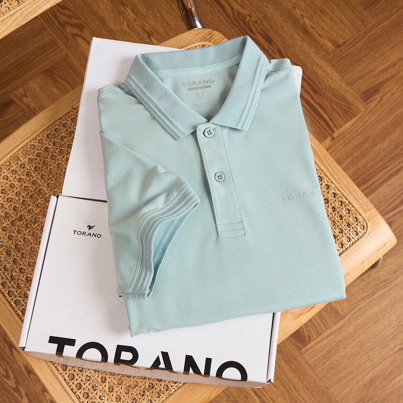 [Mã TOPMAY giảm đến 25k đơn 150k] Áo Polo Nam TORANO chất thoáng khí thoải mái vải cotton trơn BASIC DSTP915 | BigBuy360 - bigbuy360.vn