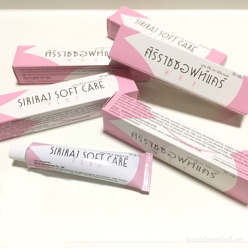 KEM BÔI GIẢM RẠN DA, MỜ SẸO HIỆU QUẢ SIRIRAIJ SOFT CARE PLUS THÁI LAN - 14171shopvu