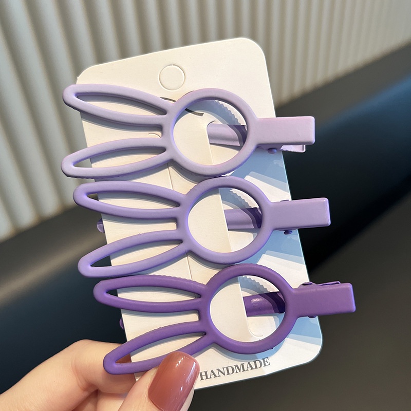 Kẹp Tóc Trang Trí Hình Thỏ Màu Gradient Mẫu Mới 2023 Dành Cho Bé