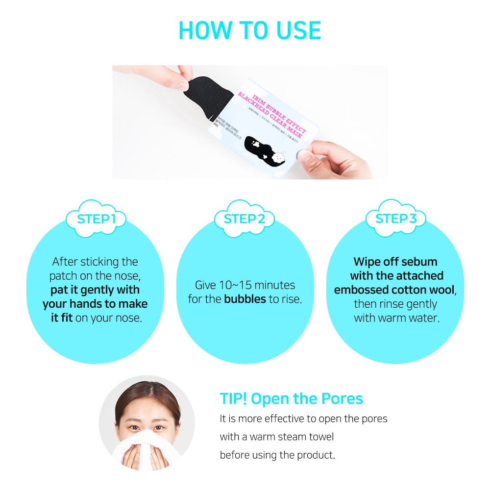 Set 5 Mặt Nạ Lột Mụn Đầu Đen Bong Bóng 3ml