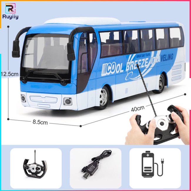 Xe Buýt Điều Khiển Từ Xa Không Dây Có Đèn Sạc Lại Được