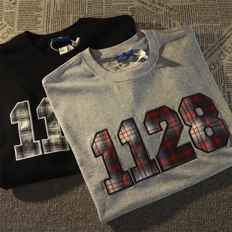 Áo Thun Cotton Nguyên Chất Dáng Rộng Phong Cách Retro Hàn Quốc Cho Nam Nữ