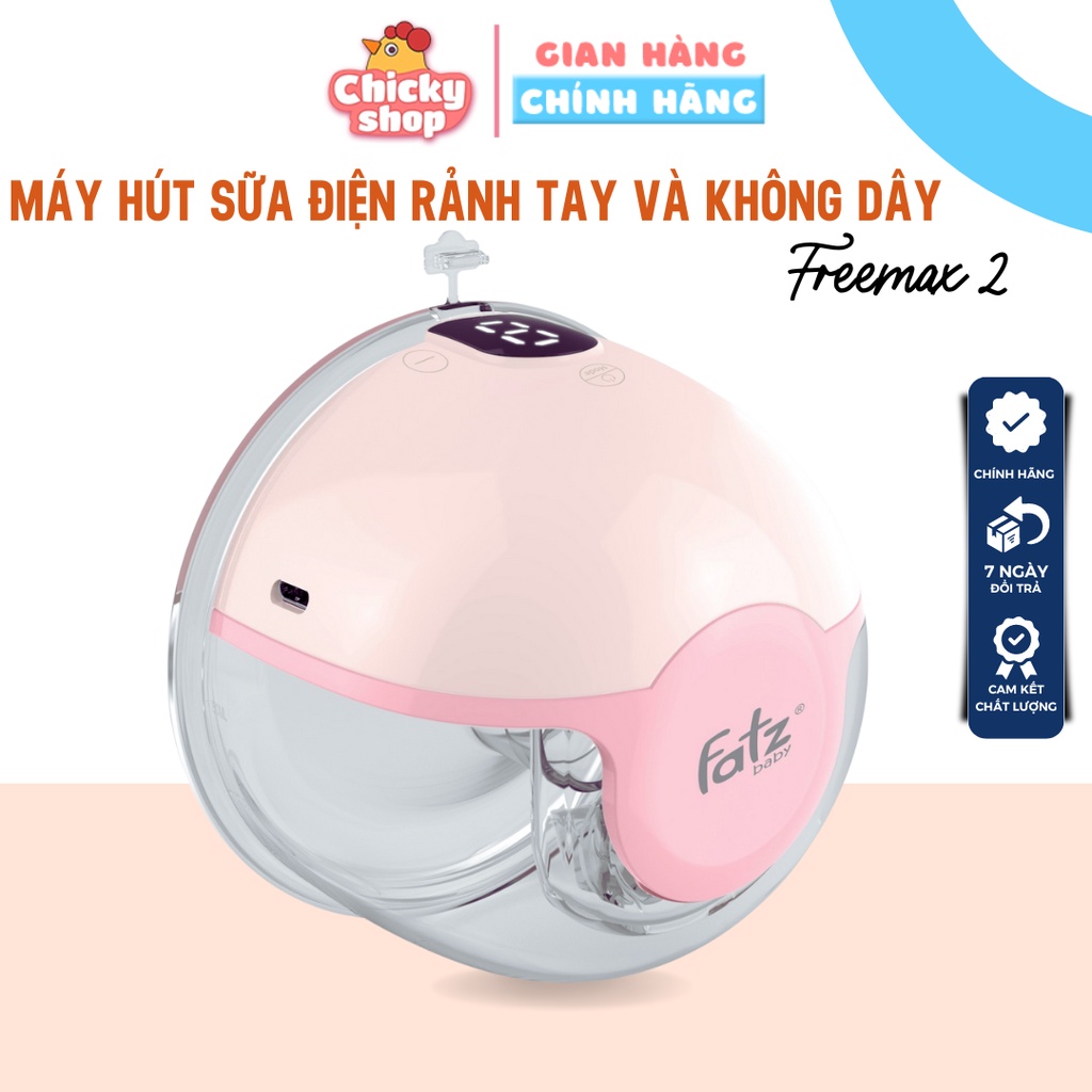 Máy hút sữa rảnh tay không dây Freemax 2 Fatz Baby FB1202CW