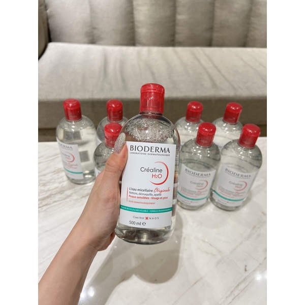 Nước tẩy trang Bioderma hồng H2O Của Pháp 500ml (mẫu mới)