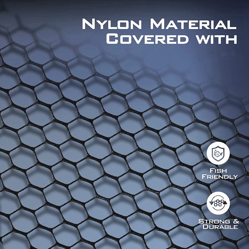 Lưới Đánh Bắt Cá Có Thể Gấp Gọn Với Tay Cầm Cao Su Tiện Dụng