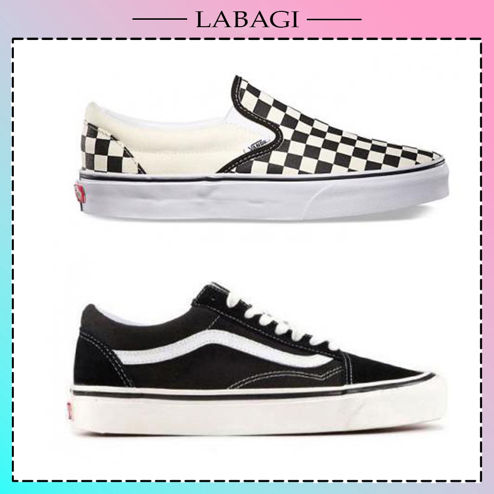 Giày Vans Caro Lười, Vans Old Skool Classic Thể Thao Năng Động 36-43