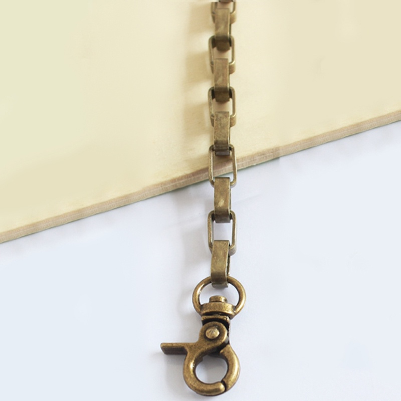 Dây Xích Túi Xách Thay Thế Bằng Nhôm Bản Rộng 7mm Hình Chữ Nhật