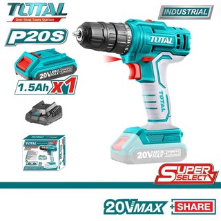 MÁY KHOAN VẶN VÍT DÙNG PIN TOTAL 20V TDLI20011