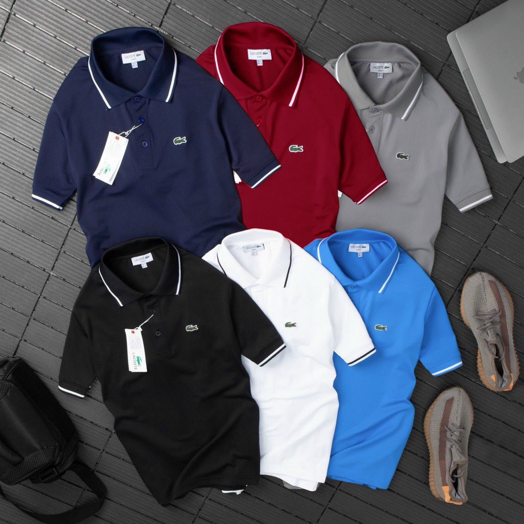 Áo POLO cá sấu cao cấp co dãn 4 chiều, thoáng mát, đơn giản sang trọng, chất thun lạnh chuẩn hàng xuất khẩu.