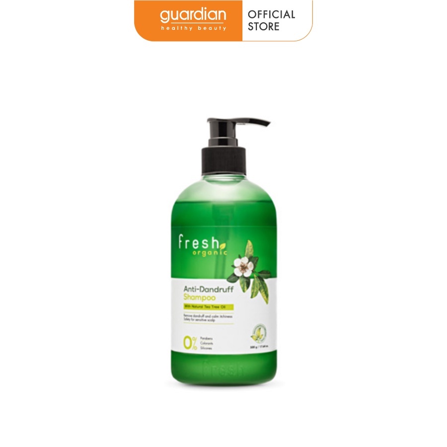 Dầu Gội Giảm Gàu Tea Tree Anti Dandruff Shampoo Organic Fresh 500Gr