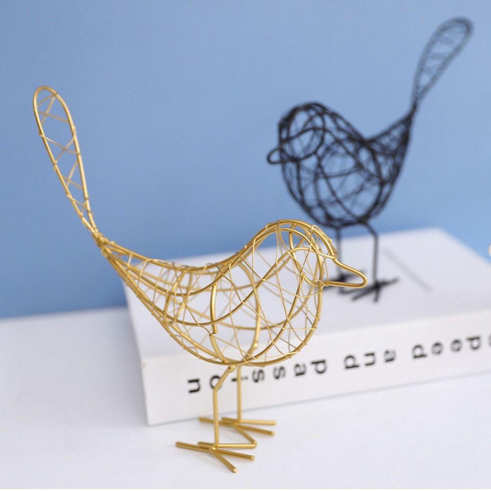 Mô Hình Chú Chim Bằng Kim Loại Thủ Công Sáng Tạo