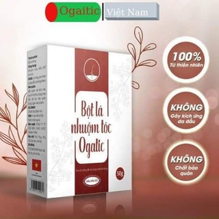 Bột Nhuộm  Tóc Ogatic Mầu Nâu