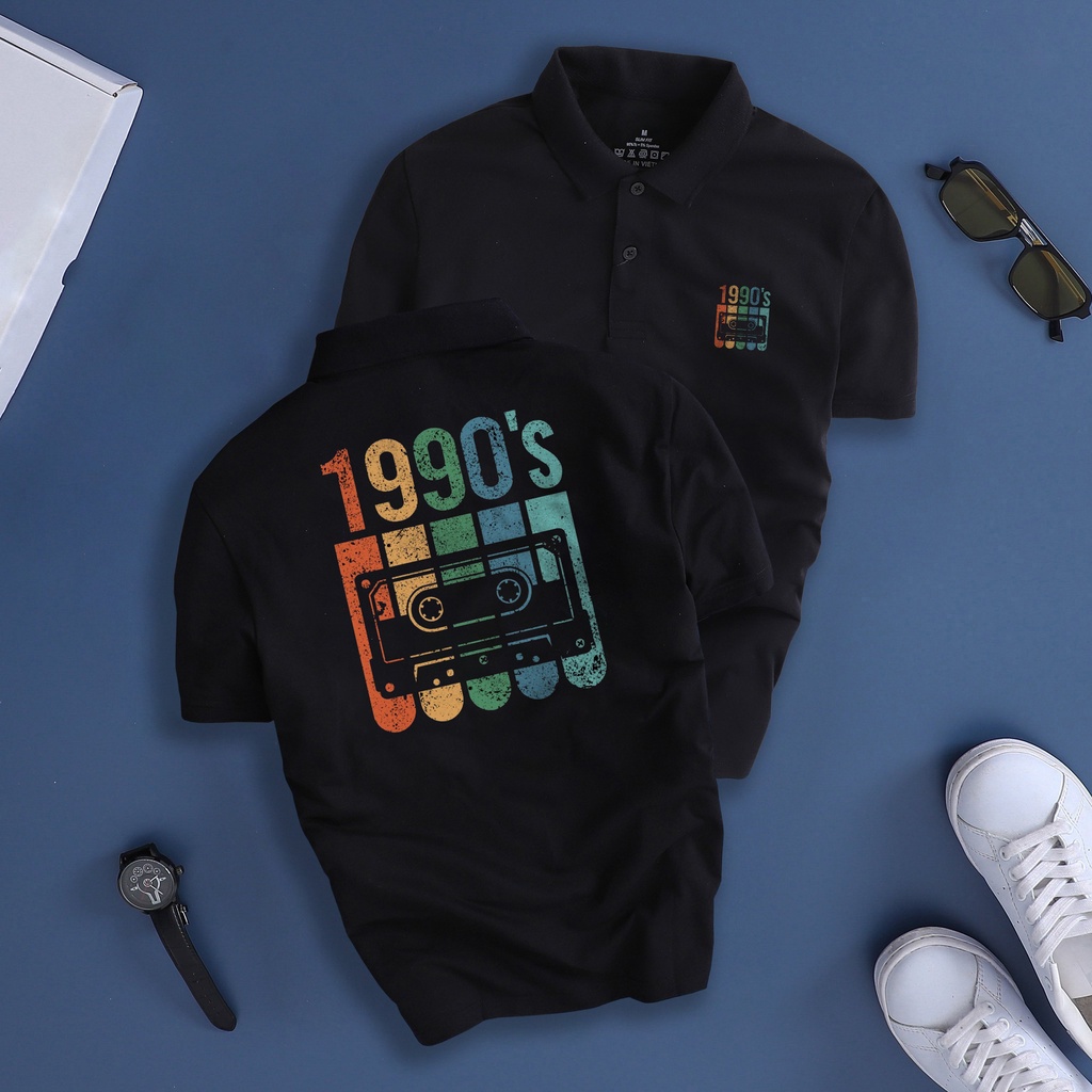 Áo Polo Nam Nữ Chất Liệu Cá Sấu  In Hình Cá Nhân,Đồng Phục,Thiết Kế Theo Yêu Cầu có hộp làm quà tặng