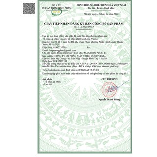 Tăng đề kháng Maxribo plus
