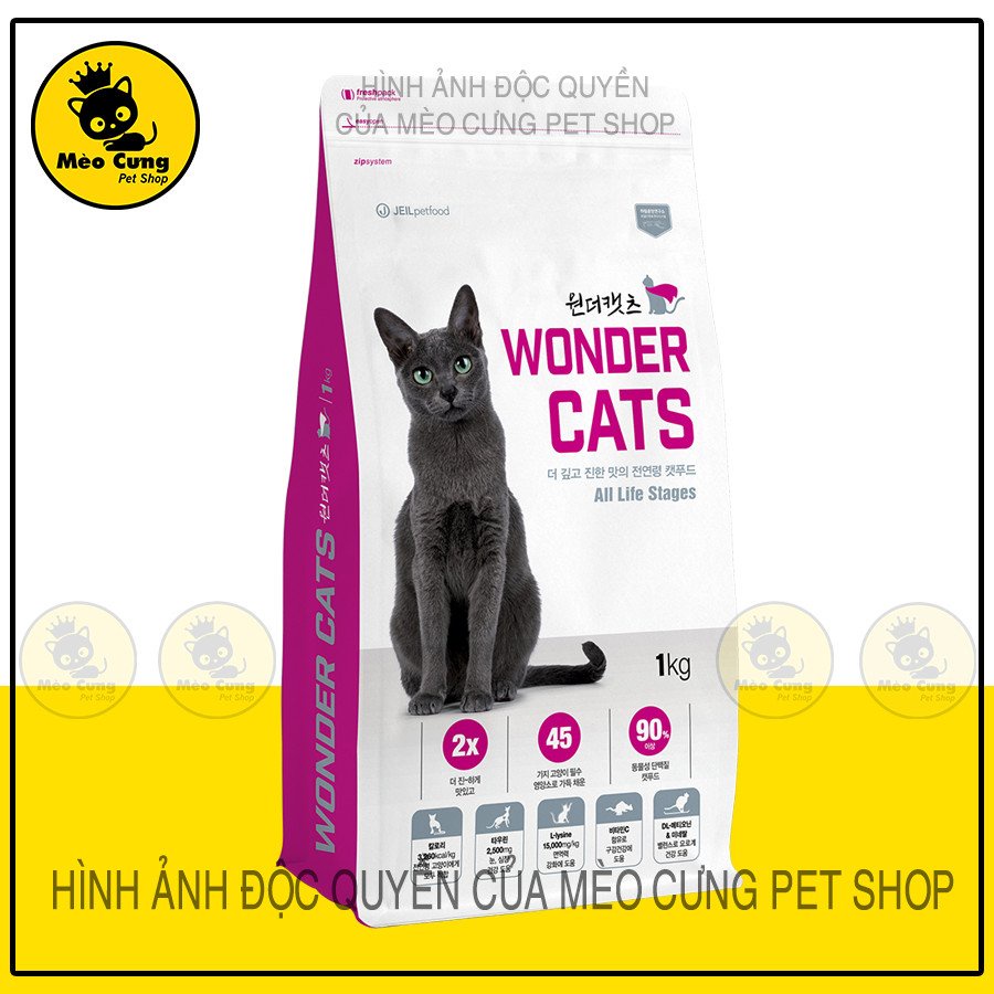 THỨC ĂN HẠT WONDER CATS CHO MÈO MỌI LỨA TUỔI