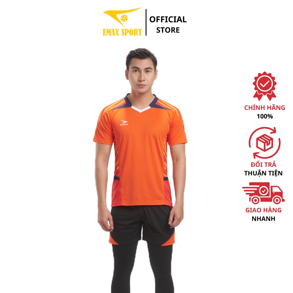 Bộ Quần Áo Bóng Chuyền Nam Beyono Bengal Cổ Tròn, Vải Be-nippy Cao Cấp, Thoáng Mát