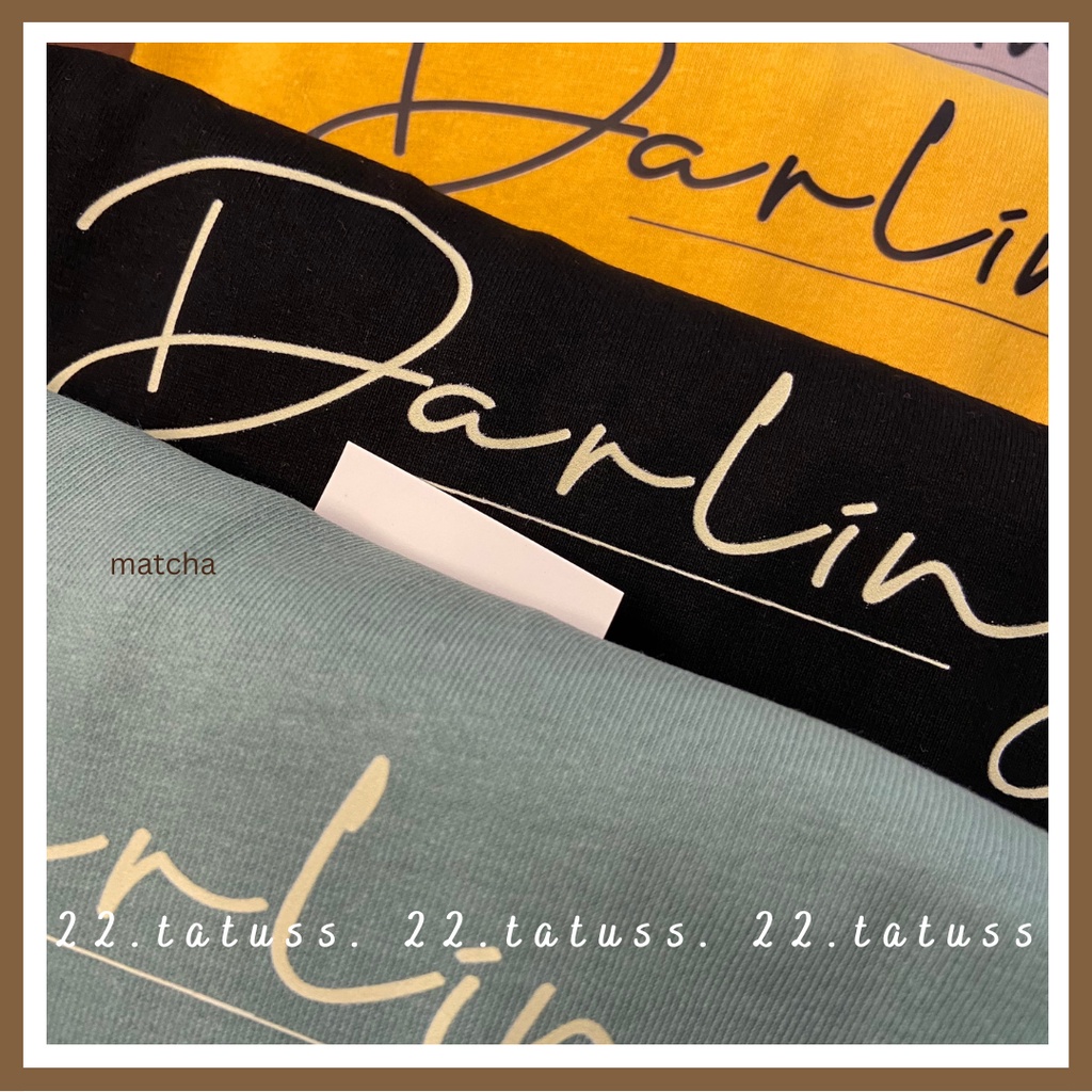 Áo thun cotton khô mát mẻ Darling